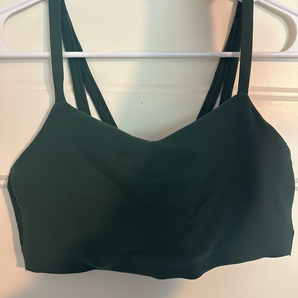 Green Target All in motion sports bra